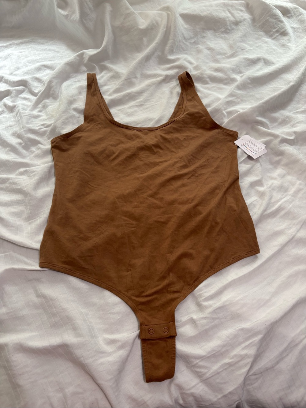 Auden Brown Scoop Neck Kids One-Piece Bodysuit